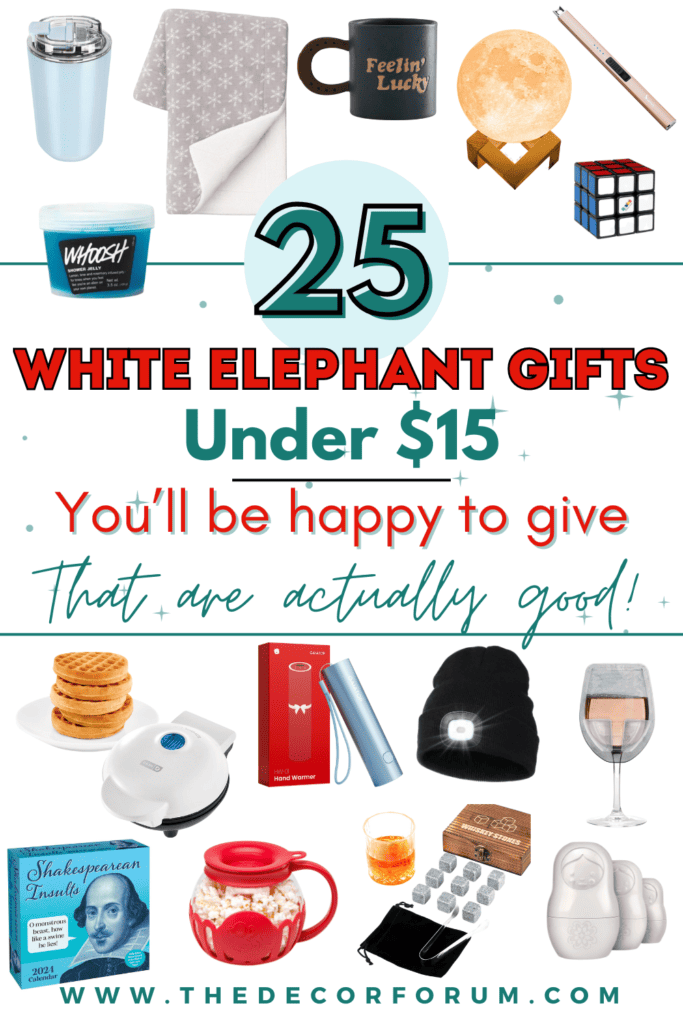 25 white elephant gifts under 15 that are actually good