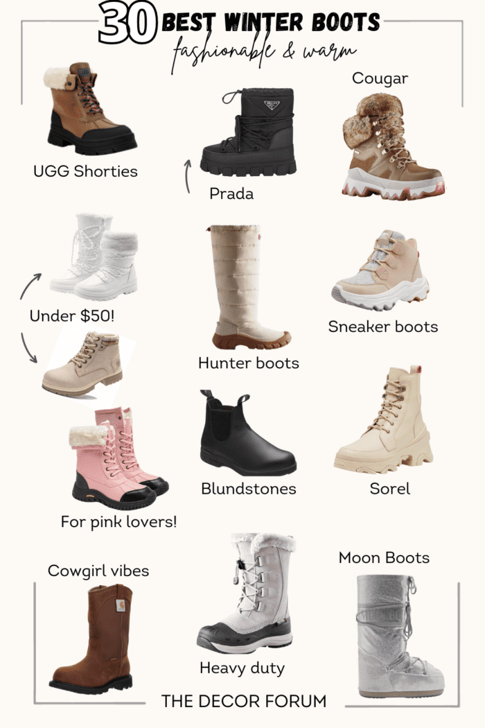 30 Trendy Boots For Winter You’re Going To Love