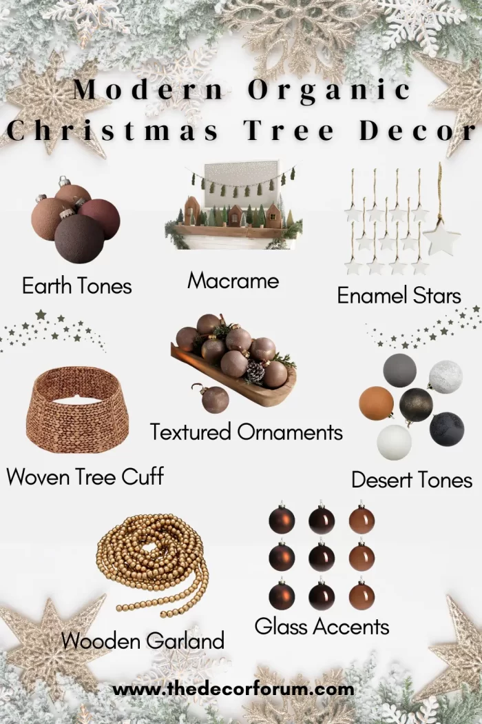 14 Modern Organic Christmas Tree Decor Ideas You Will Love