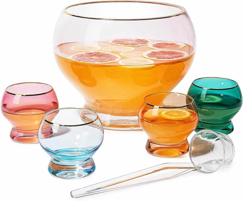 Punch bowl set available for purchase on Amazon