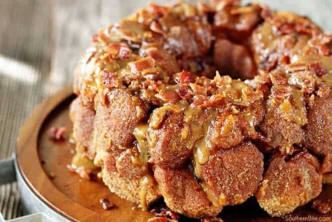 A whole bundt pan of monkey bread