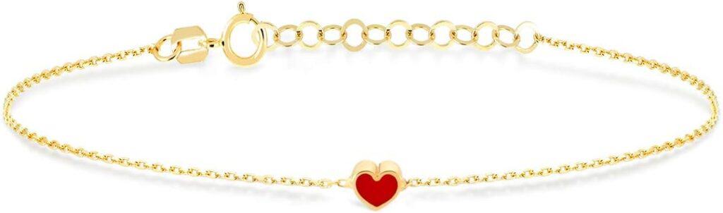 Dainty 14k gold bracelet for teen special occasion