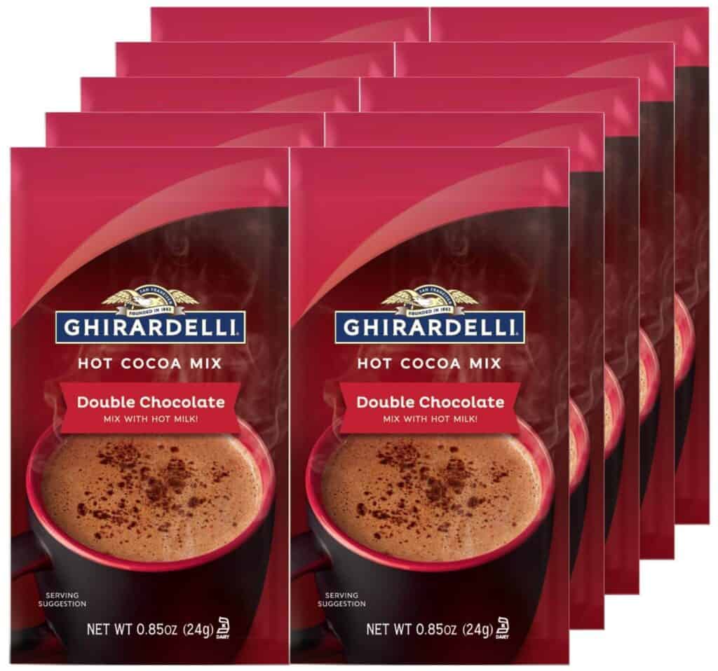 ghirardelli hot cocoa mix the best hot chocolate 