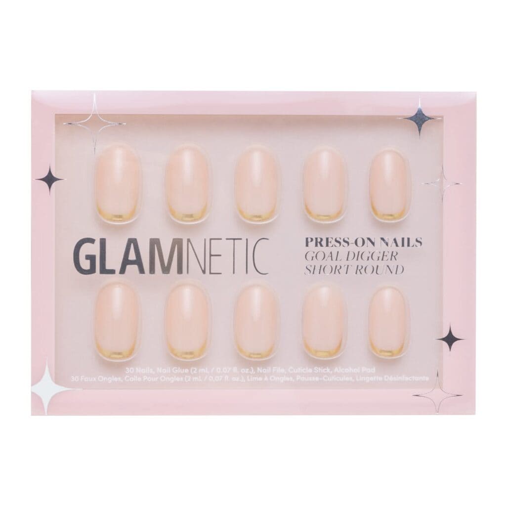 neutral subtle press on nails for teens