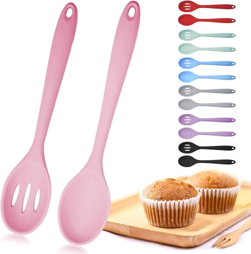 pink spoon set