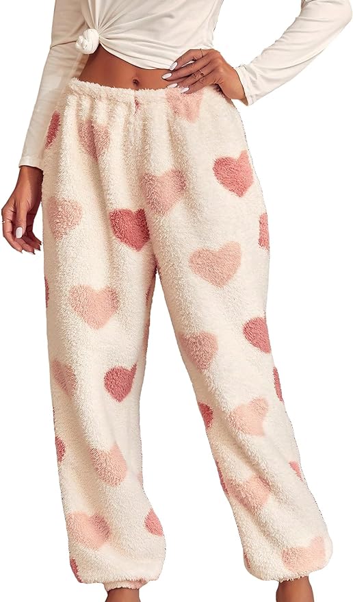 fuzzy pajama pants for movie night teen girls