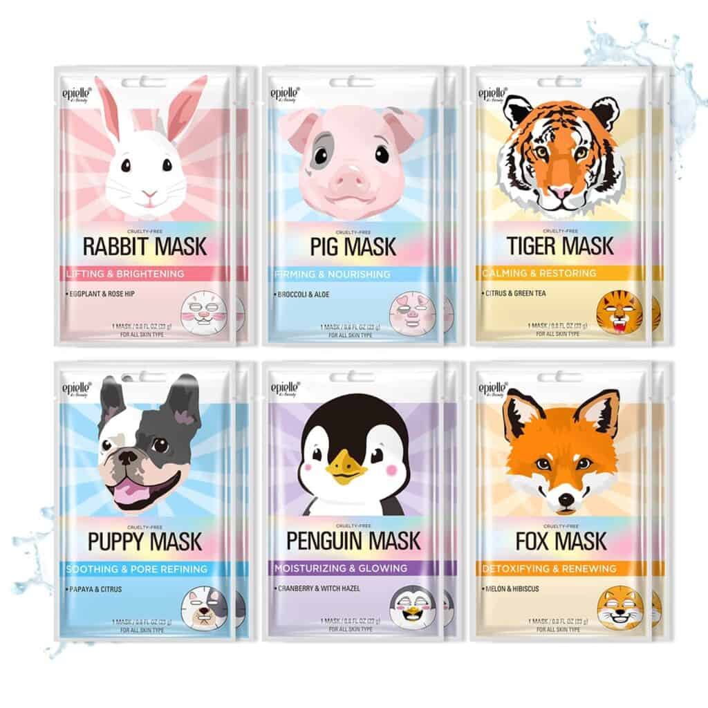 face masks that look like animals skin care for teens