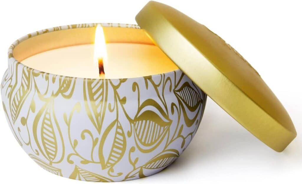 Organic small candle for gift basket
