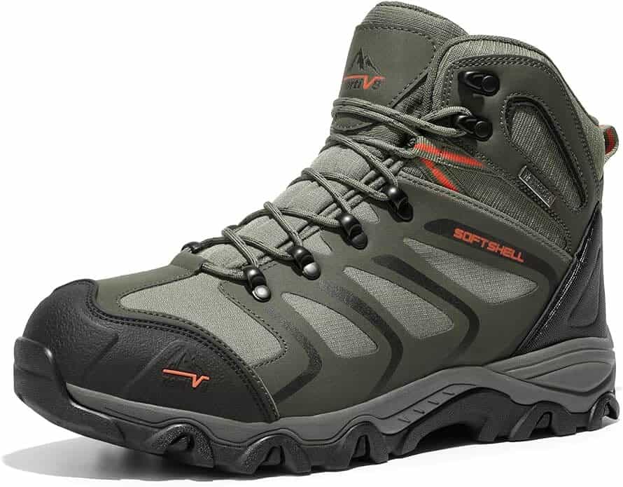 Men's Waterproof Hiking Boots certainly delivers on all-day comfort! Removable and shock-absorbent cushioned insoles offer the best support for your feet. They are designed for long-lasting comfort, superior cushioning, and high energy return.