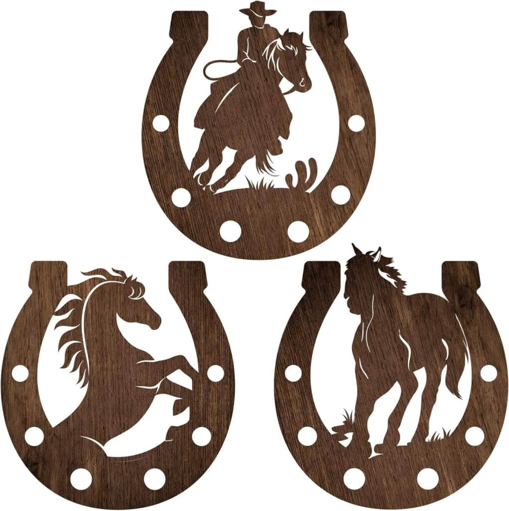 Horse design horseshoe
