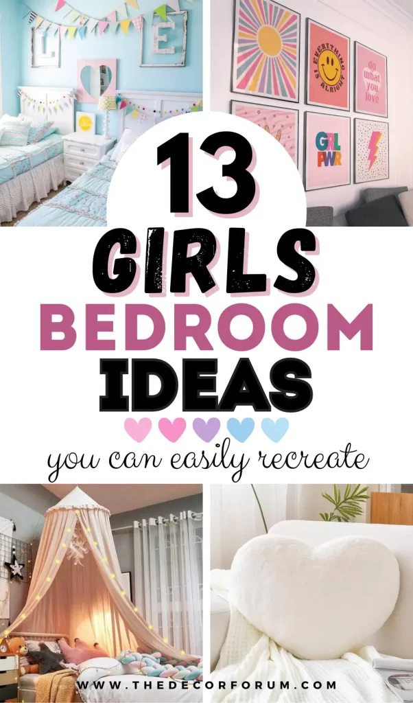 13 Easy Ways How To Decorate A Little Girl Bedroom For Cheap - The 