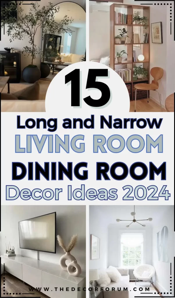 15 narrow living room dining room decor ideas