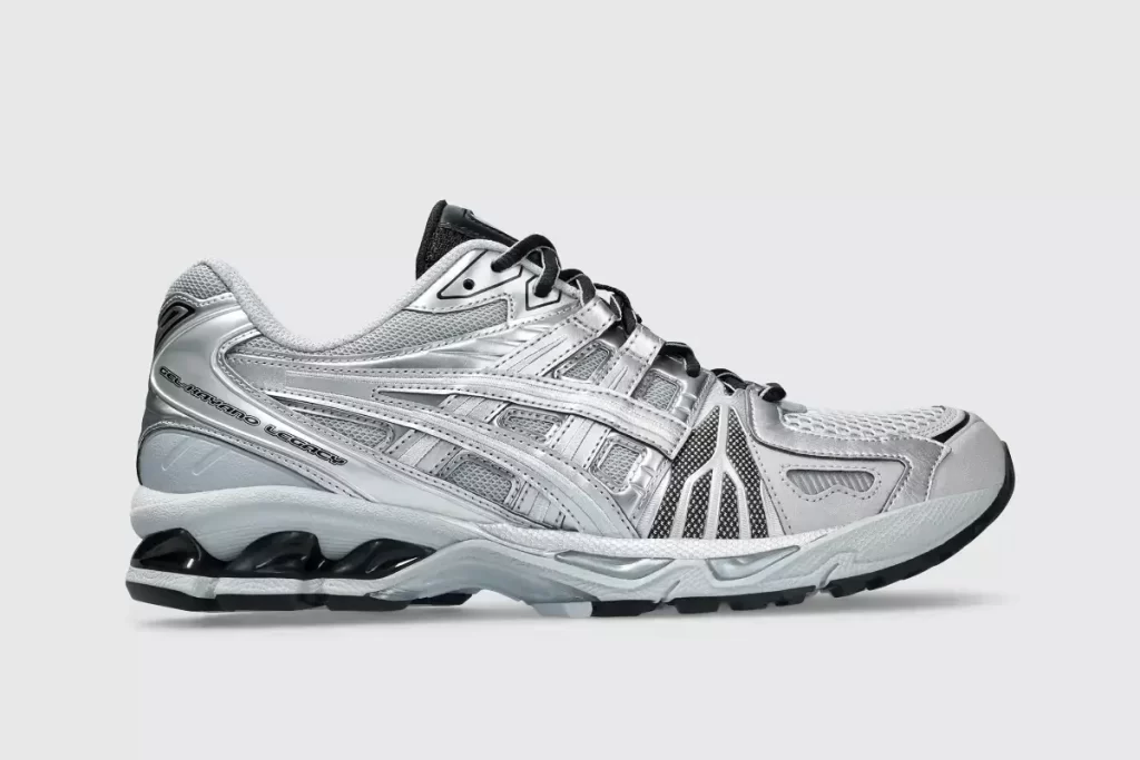 Silver Asics gel kayano legacy sneakers