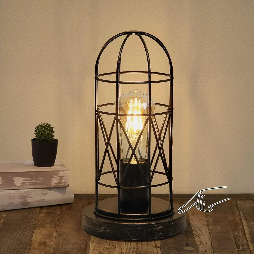 Industrial table lamp