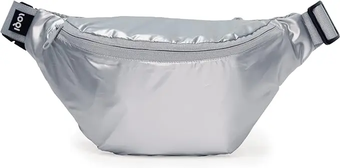 Silver bum bag