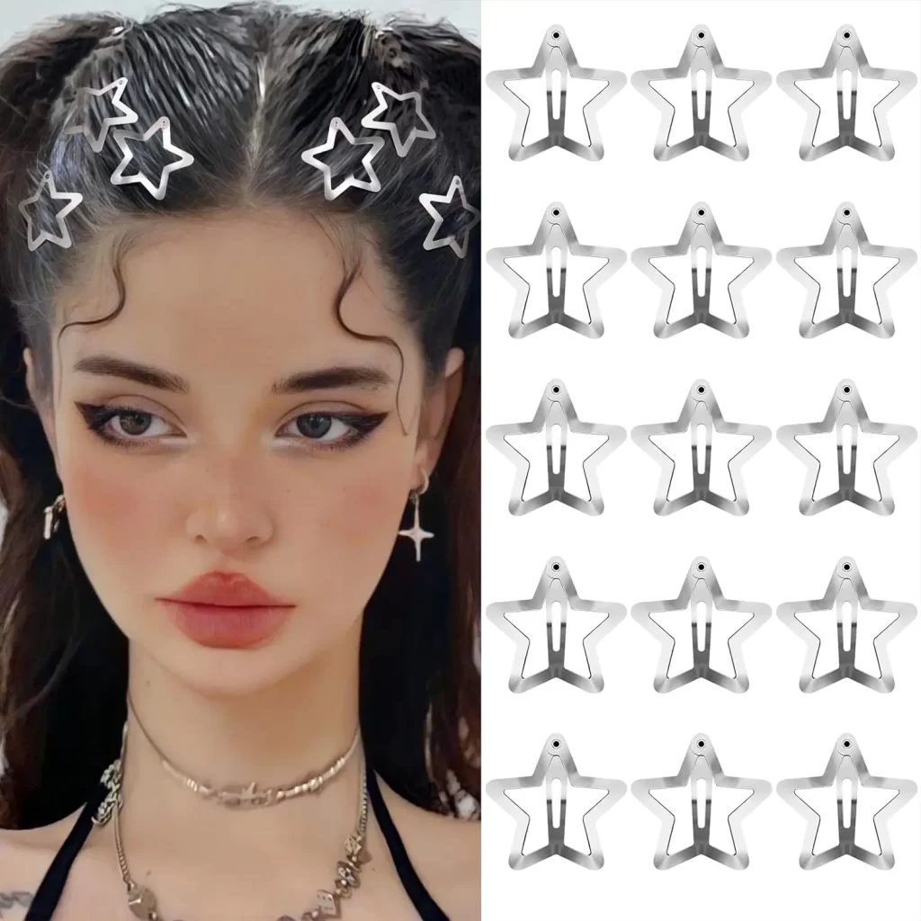 Star hair clips