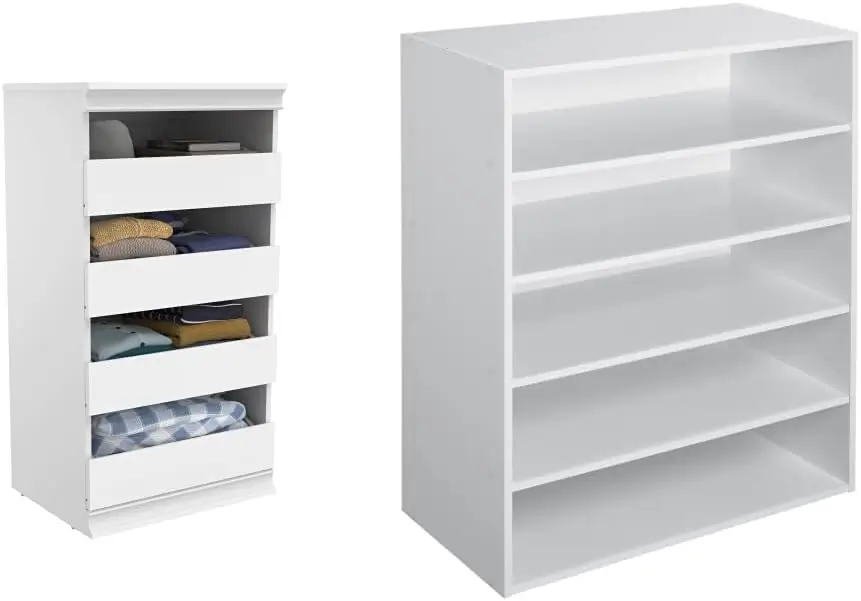 Stackable storage shelves you can mix and match