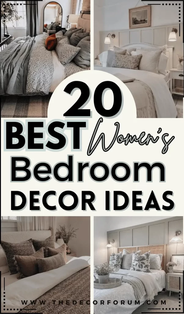 20 best women's bedroom decor ideas