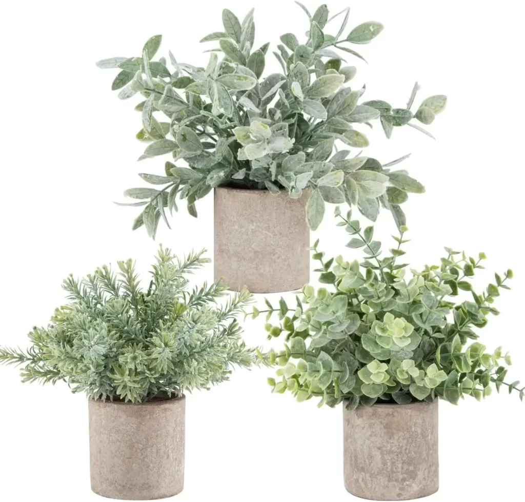 Small faux plants for dorm room