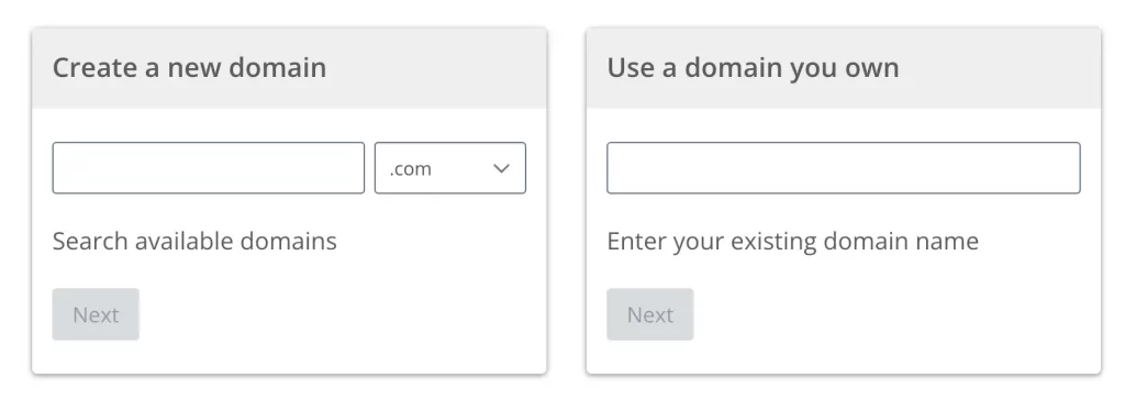 Steps for Bluehost for a new blog