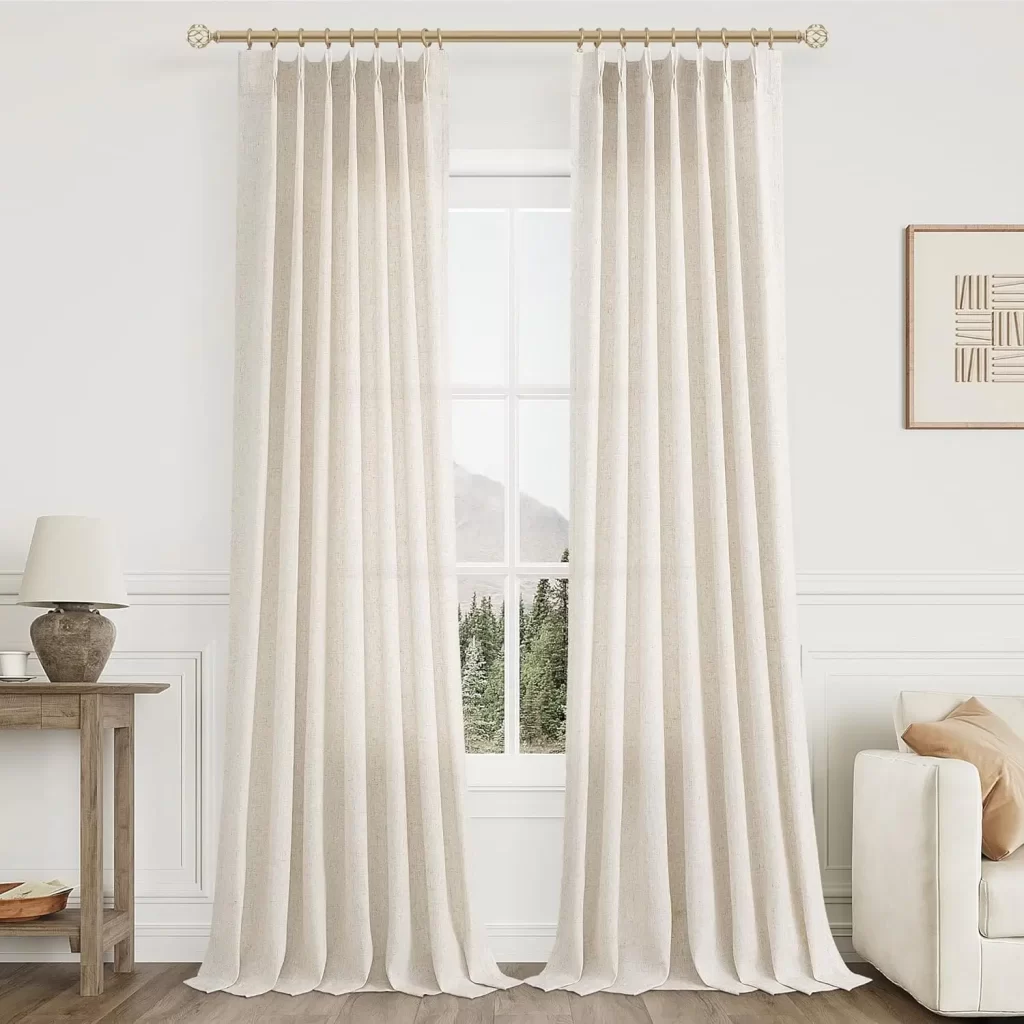 Amazing linen curtains that don't cost a lot