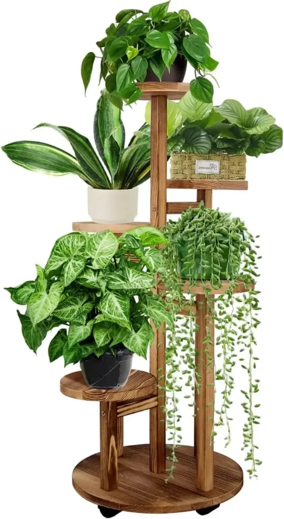 Plant stand for women's bedroom