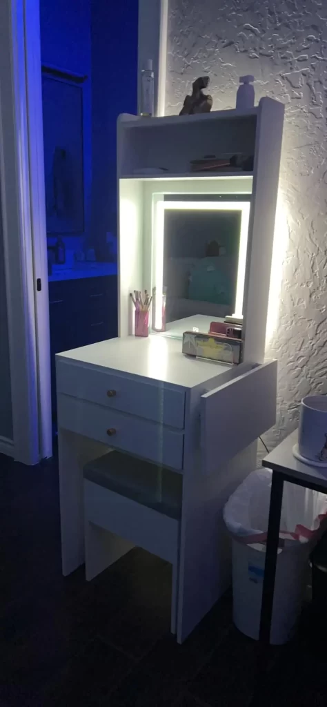 Vanity for dorm room