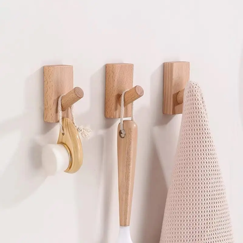 Cute no nails wall hooks for dorm room