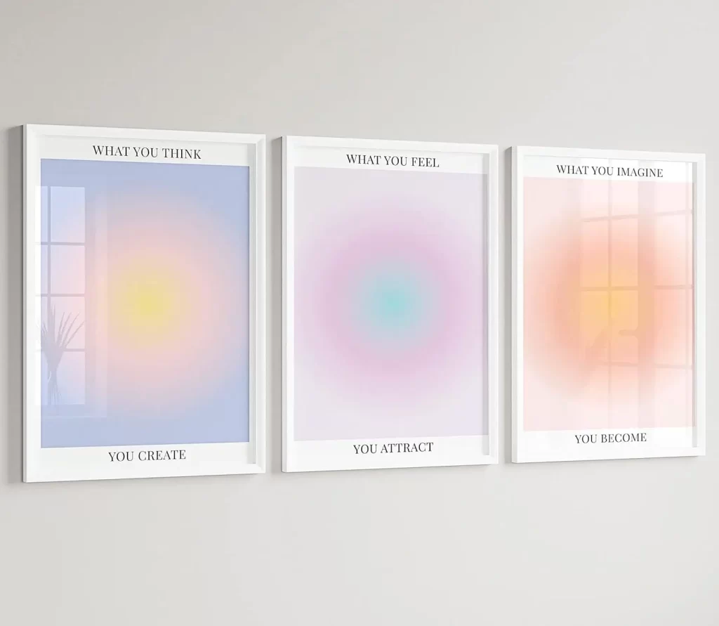 Aura wall art for dorm room