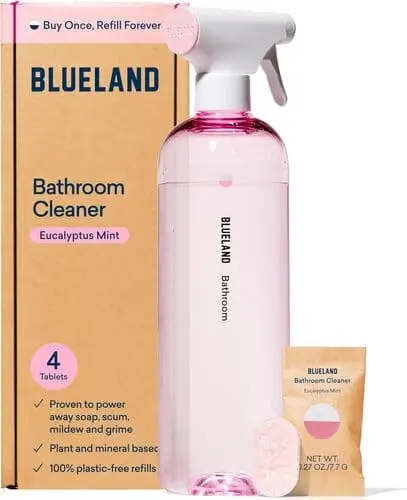 Blueland bathroom cleaner with refills is perfect for dorm room