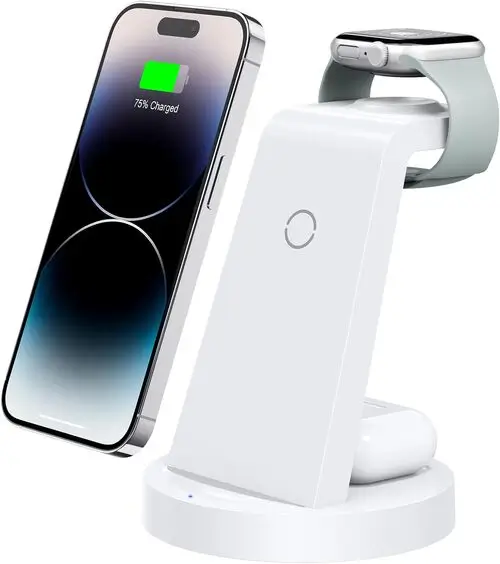 Wireless charging station for dorm room