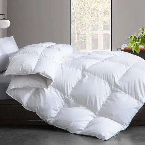 If you want the perfect plush bed, go for a down duvet insert for all seasons