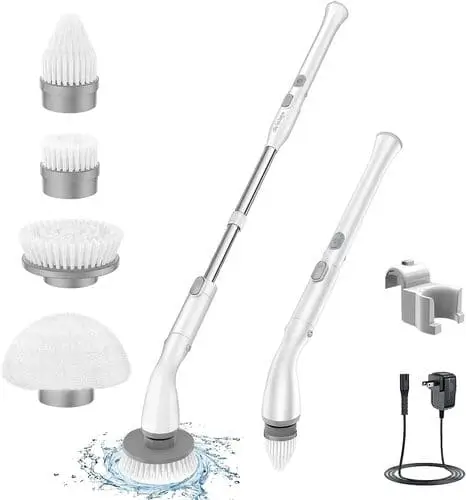 Electric shower scrubber brush for dorm