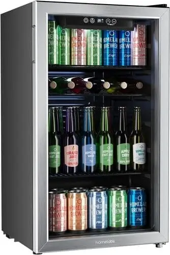 Homelabs beverage fridge is perfect if you just want a place for cold drinks in your dorm