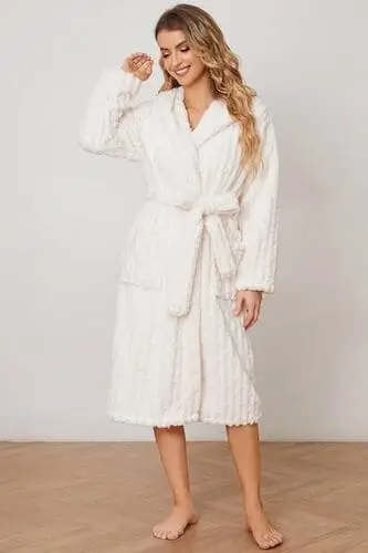 A warm hooded robe is essential if you like to stay cozy after a shower or live in a cold climate