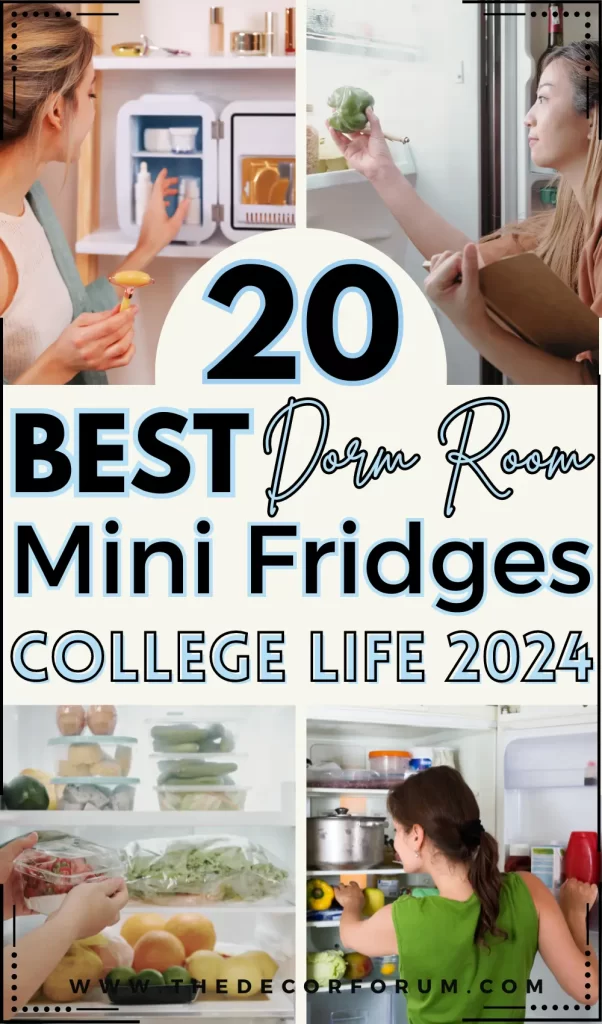 20 best mini fridges for dorm room 2024