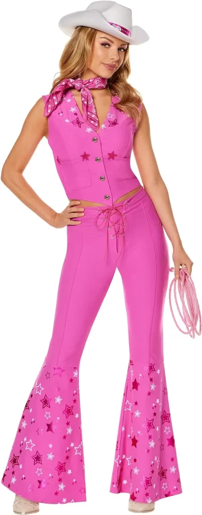 Pink western barbie halloween costume available on amazon for halloween 2024