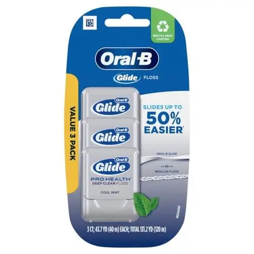 Dental floss for school survival kit because nothing is worse than having food stuck in your teeth all day