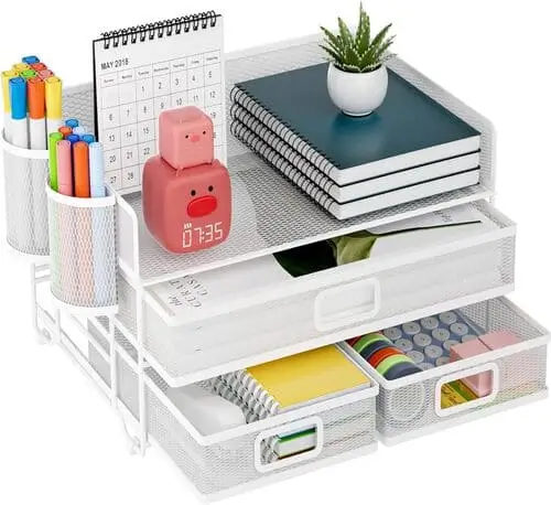 Desk organizer makes a great gift for a sister in college who is focused on her studies