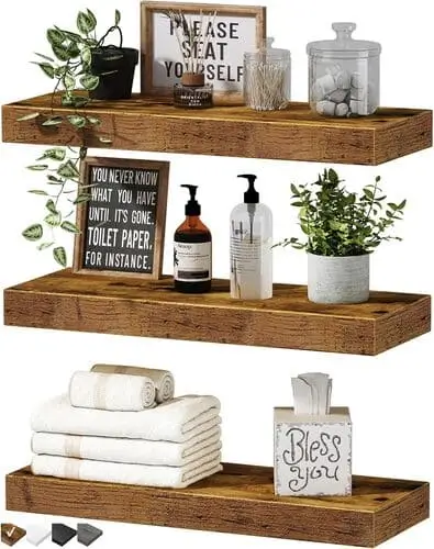 Farmhouse shelves you can easily install