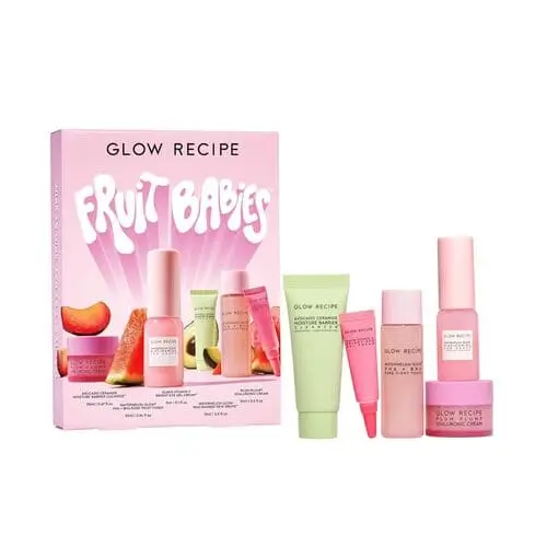 Glow recipe Fruit Babies skin care set is perfect for a young college-aged woman