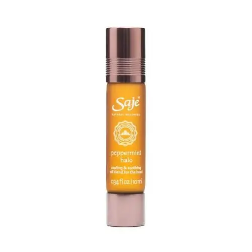 Saje peppermint halo roll-on is great for headache and migraine sufferers