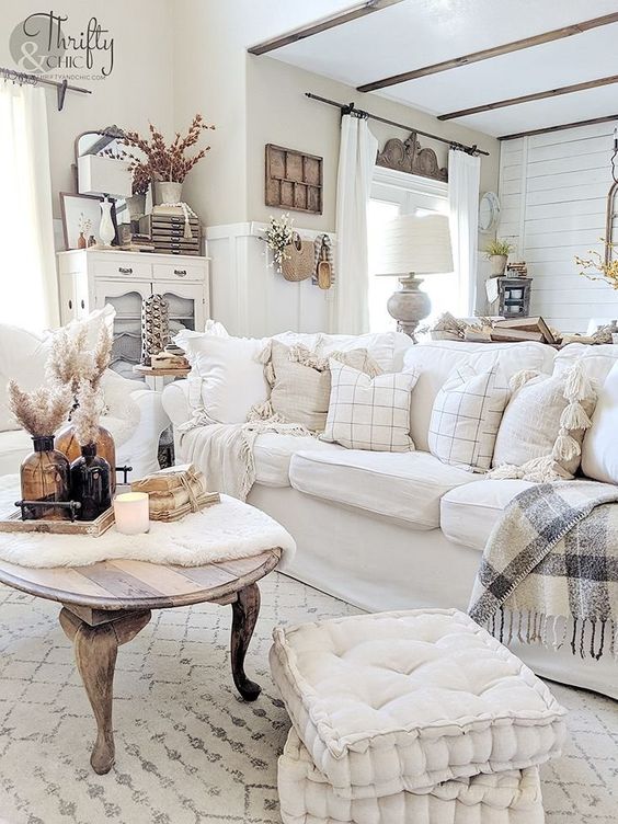 31 Stunning White Farmhouse Living Room Ideas To Get Inspired By