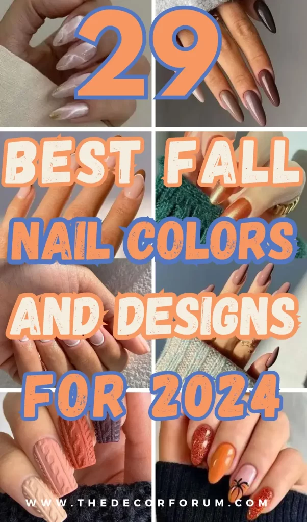 29 best fall nail colors and designs for 2024