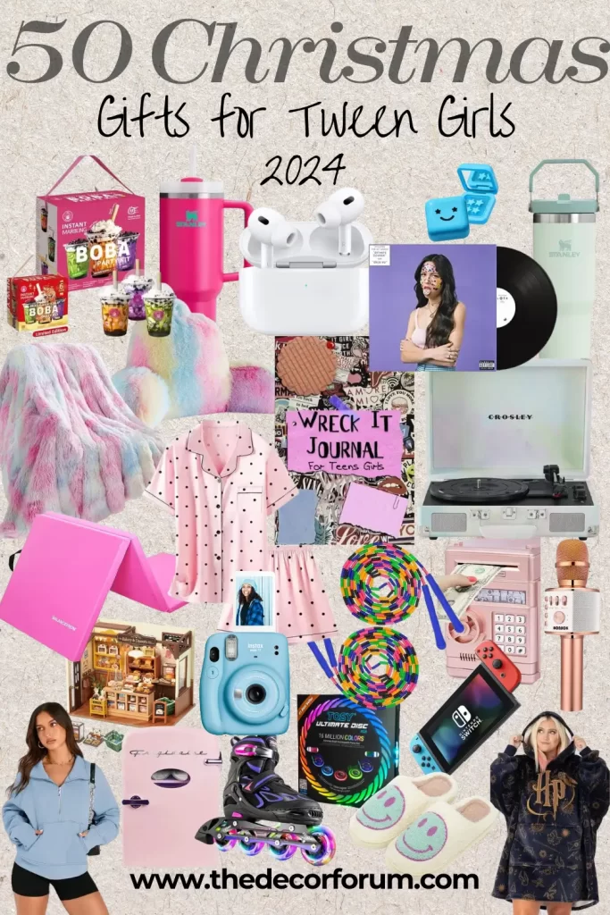 50 Christmas gifts for tween girls 2024: trendy gifts tween girls will love