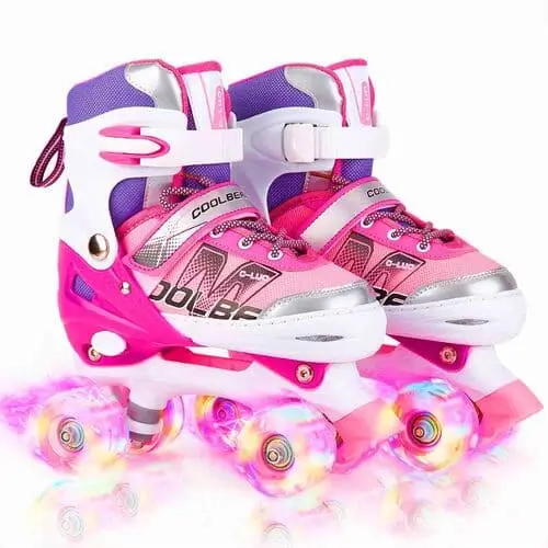 Adjustable Illuminating Roller Skates – Fun and Flashy Christmas Gift for Tween Girls 2024. Light-Up Wheels and Adjustable Sizing for Growing Feet!