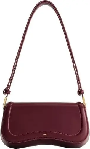 Stylish merlot purse for fall fashion, featuring a rich color and sleek design, perfect for adding a bold, elegant touch to autumn accessories.