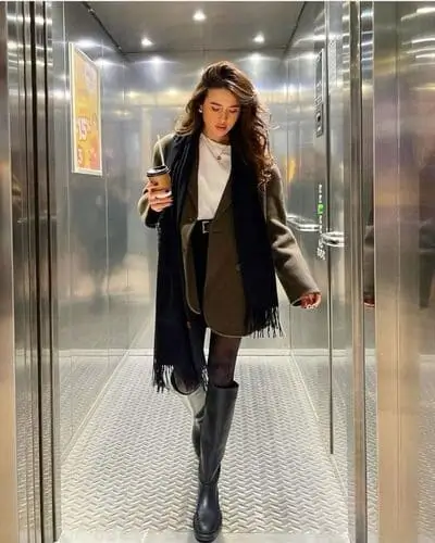 Tall boots for fall, featuring sleek design and rich autumn colors. Perfect for pairing with cozy outfits, dresses, and skirts for a stylish seasonal look.