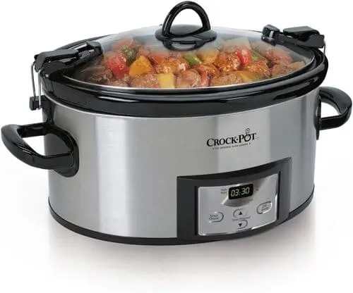 Crockpot for hot chocolate party keeps the hot cocoa warm for hours