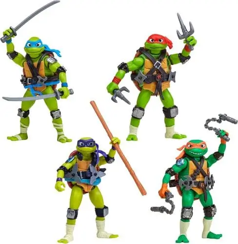 Teenage Mutant Ninja Turtle action figures for DIY ninja turtle underground sewer doll house play house for boys